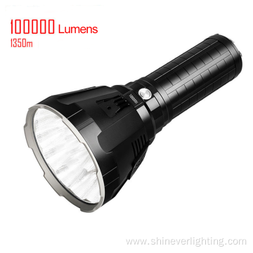 High Lumens Distance Waterproof LED Torch Searchlight